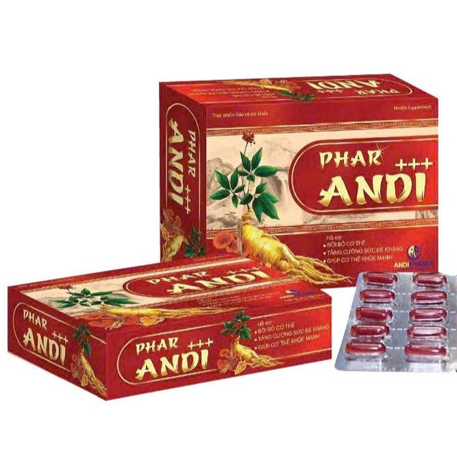 Thuốc Bổ Phar Andi, Hộp 60 Viên